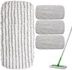 4-Pack Heavy-Duty Scrub Mop Pads for Swiffer Sweeper, Washable Refills
