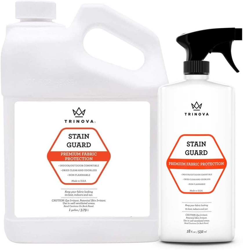 TriNova Stain Guard, 18 fl oz and 1 Gallon Refill Bundle