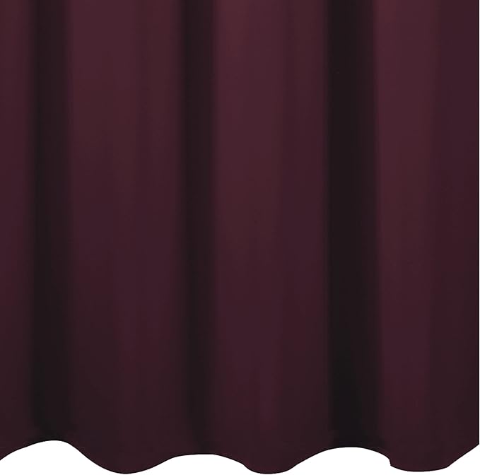 LEMOMO Burgundy Red Blackout Curtains 66 x 63 Inch Length/Set of 2 Curtain - Image 9