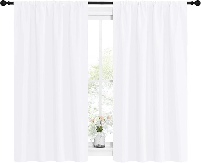 NICETOWN Kitchen Curtains, Short Home Decoration Curtains & Drapes, Small - Image 2