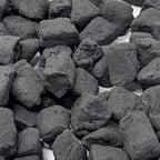 Midwest Hearth Ceramic Embers for Gas Fireplace (1-lb Bag, Black)