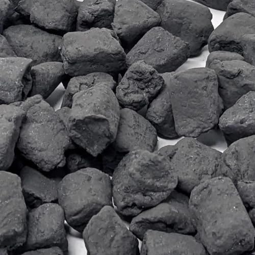 Midwest Hearth Ceramic Embers for Gas Fireplace (1-lb Bag, Black)