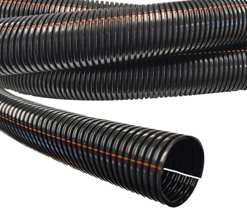 Electriduct 1" UV Rated Flame Retardant Wire Loom Split Tubing - 10 Feet