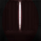LEMOMO Burgundy Red Blackout Curtains 66 x 63 Inch Length/Set of 2 Curtain - Image 3