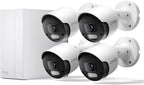 4K PoE Security Camera System, Build in 64GB Storage, Metal Housing