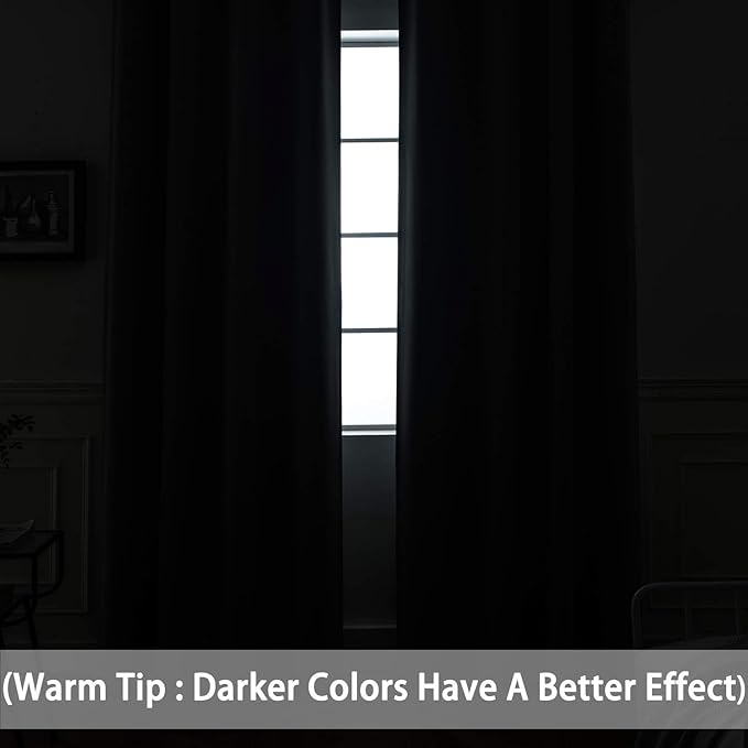 Yakamok 72 Inch Long Blackout Curtains - Image 2