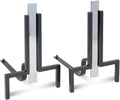 Pilgrim Home and Hearth 18674 Stapleton Andirons, Polished Nickel