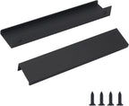50 Pack Modern Kitchen Cabinet Handles, Finger Pulls for Cabinets