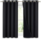 NICETOWN Truly Blackout Curtains 54 inches Length, 2 Thick Layers Completely by NICETOWN