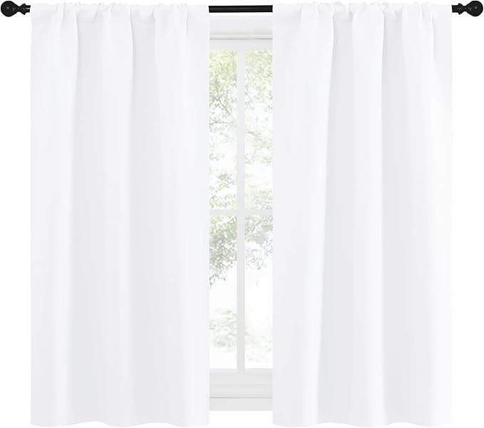 NICETOWN Kitchen Curtains, Short Home Decoration Curtains & Drapes, Small - Image 2