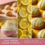ScentSationals Iced Lemon Sugar Cookies Scented Wax Melts 10oz (24 Cubes)