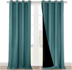 NICETOWN 100% Blackout Curtains 108 inches Long, Noise Reduction Window by NICETOWN