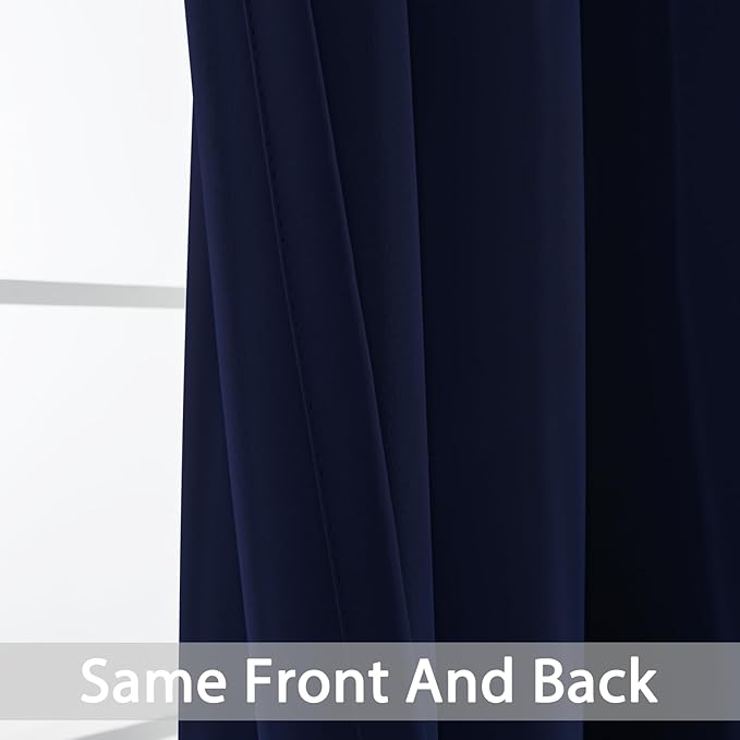 Yakamok Blackout Curtains Room Darkening Thermal Insulated Window Panels - Image 3