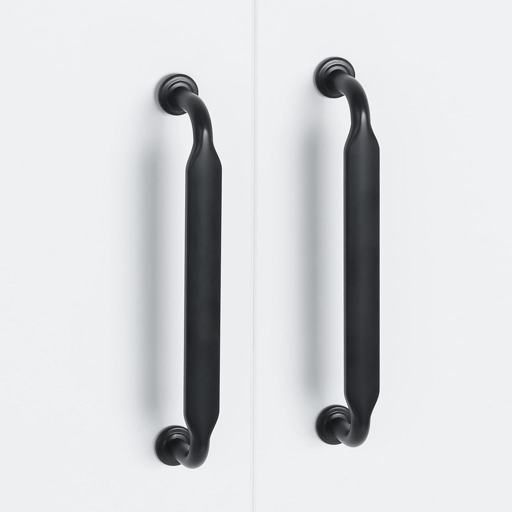 3 Inch Matte Black Cabinet Pulls 10 Pack