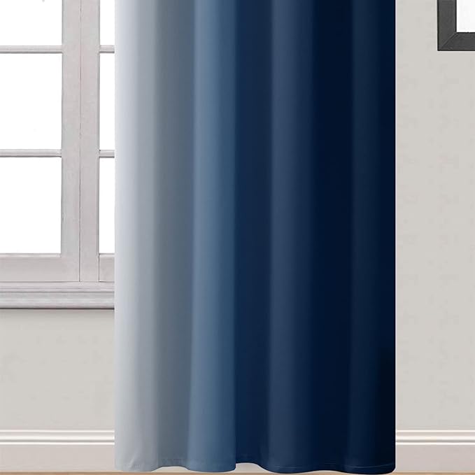 Yakamok 96 Inch Length Light Blocking Thermal Insulated Grommet Window Drapes - Image 4
