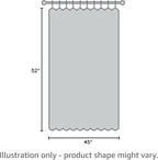 Joydeco Blackout Curtains 45 inch Length 2 Panels Set, Thermal Insulated Long - Image 9