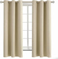 BGment Beige Room Darkening Curtains 63 Inches Long 2 Panels Set, Sunlight by BGment