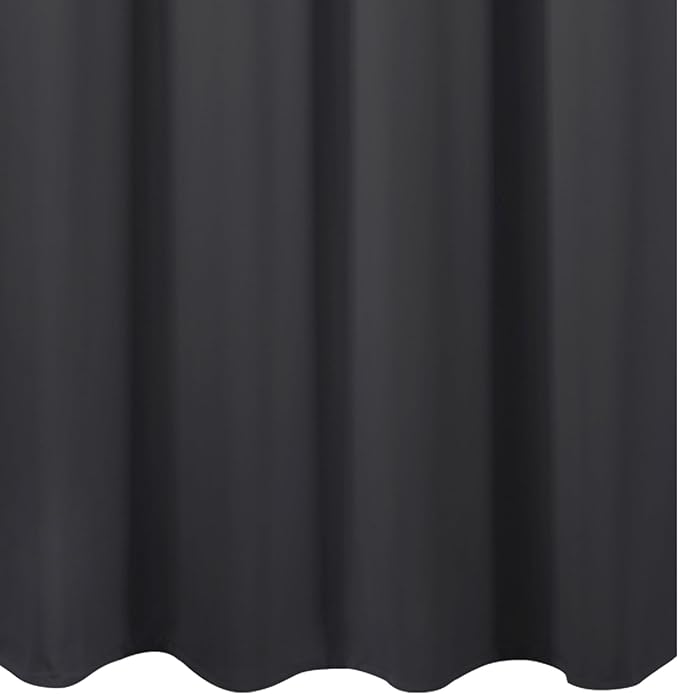 LEMOMO Dark Grey Thermal Blackout Curtains/52 x 45 Inch/Set of 2 Panels Room - Image 8