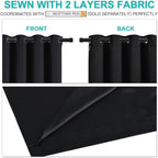 NICETOWN Complete 100% Blackout Curtains, Thermal Insulated Energy Efficiency - Image 5