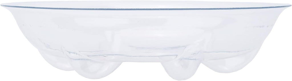 6 Pack Clear Small Tray for Succulent planters Plastic Plant Saucer Sturdy Pot Tray,Plant Water Catcher Clear Thick Plastic Heavy Duty Plant Sturdy Saucer Drip Trays for pots (6 INCH)