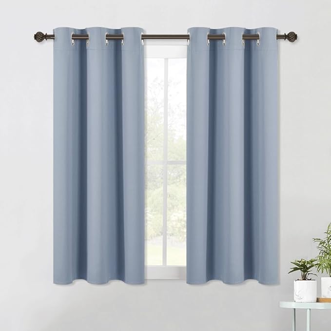 NICETOWN Kitchen Blackout Short Curtain Panels by NICETOWN