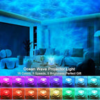 Ocean Wave Projector Light with Remote, 16 Color Ambient Lighting, 2 Pack