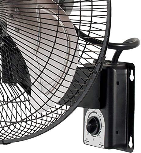 ACTIVE AIR Heavy Duty Wall Mount Fan, 16", Black