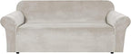 H.VERSAILTEX Stretch Velvet Sofa Covers by HVERSAILTEX