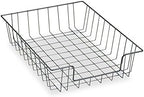 Fellowes Workstation 3" Letter Desk Tray Organizer, Wire, Black (60112)