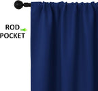 NICETOWN 2 Panels Blackout Curtains, Rod Pocket Thermal Insulated Drapes - Image 2