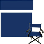 Upone Director Chair Canvas Replacement Cover,M Size (Blue)