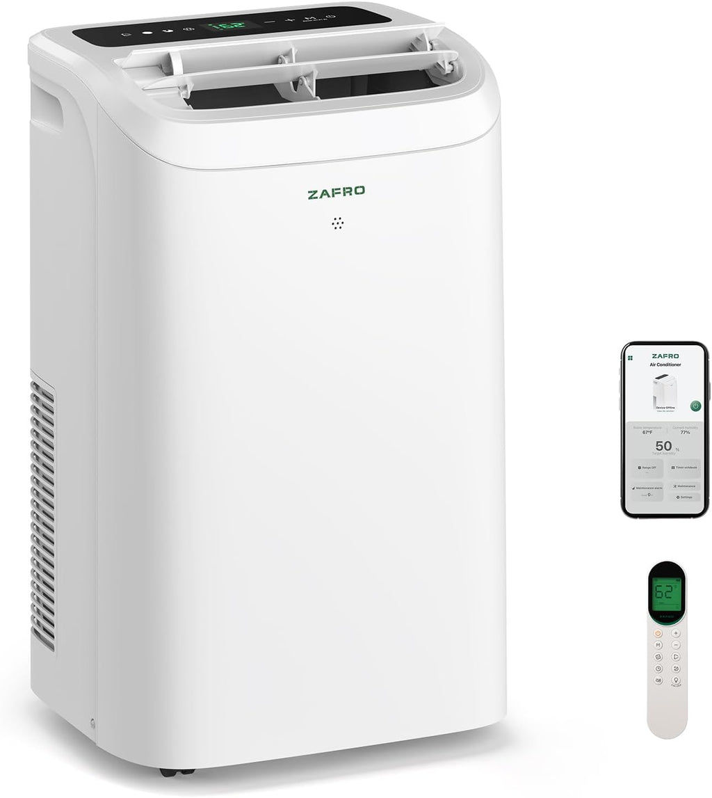 ZAFRO Smart Portable Air Conditioner, 12020 BTU (8020 BTU SACC)