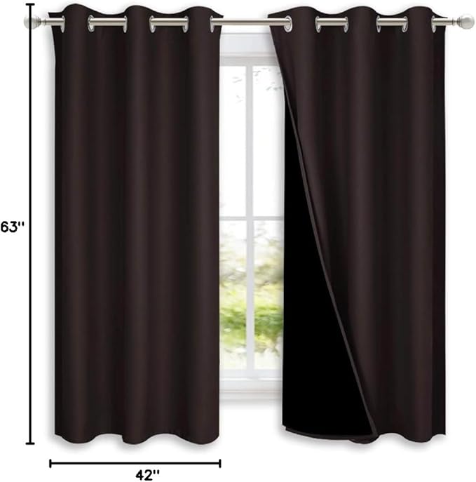 NICETOWN Complete 100% Blackout Curtains, Thermal Insulated & Energy Efficiency - Image 9