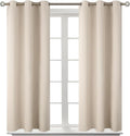 BGment Champagne Short Room Darkening Curtains by BGment