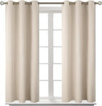 BGment Champagne Short Room Darkening Curtains by BGment
