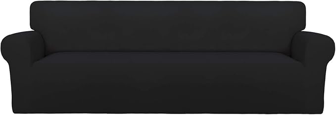 PureFit Super Stretch 4 Seater Sofa Slipcover – Spandex Non Slip Soft Couch by PureFit