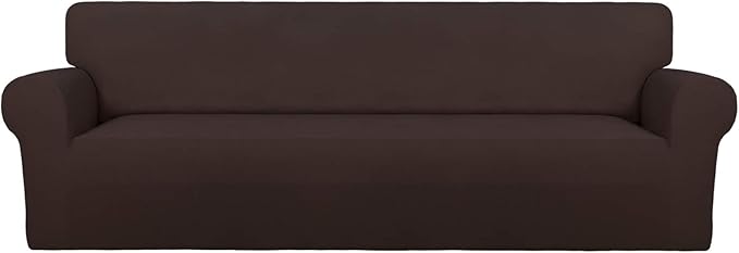 PureFit Super Stretch 4 Seater Sofa Slipcover – Spandex Non Slip Soft Couch by PureFit
