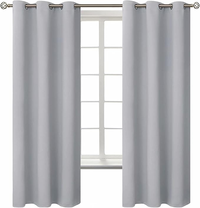 BGment Room Darkening Curtains 63 Inches Long by BGment
