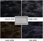 Faux Fur Rug for Bedroom, Fluffy Runner Rugs Soft Sheepskin Rug Sofa Couch Seat - Image 7