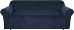 H.VERSAILTEX Stretch Velvet Sofa Covers Large Couch Covers Sofa Slipcovers by HVERSAILTEX