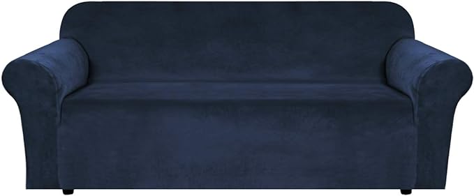 H.VERSAILTEX Stretch Velvet Sofa Covers Large Couch Covers Sofa Slipcovers by HVERSAILTEX