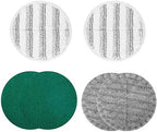 Electric Mop Pads Replacement Cleaning Scrubber Mop Pads, 6.3 inches