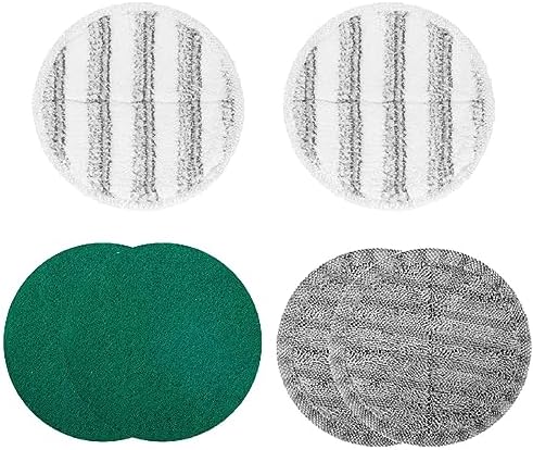 Electric Mop Pads Replacement Cleaning Scrubber Mop Pads, 6.3 inches