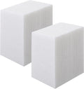 Hoolerry White Scrub Pads Non Scratch Multi Surface,6 X 9 Inch,White