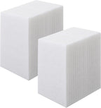 Hoolerry White Scrub Pads Non Scratch Multi Surface,6 X 9 Inch,White