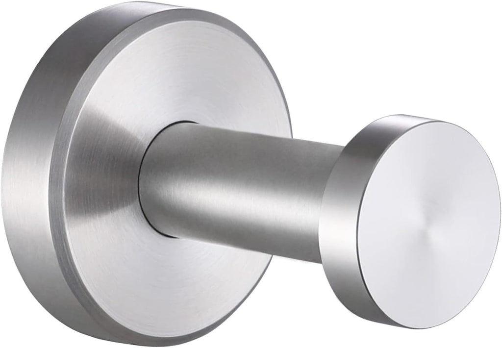 Robe Hook, Polished Chrome, 304 Stainless Steel, Wall Mount
