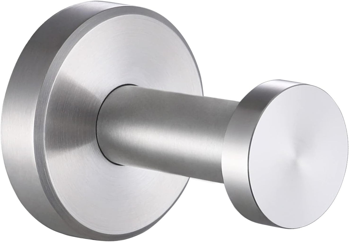 Robe Hook, Polished Chrome, 304 Stainless Steel, Wall Mount