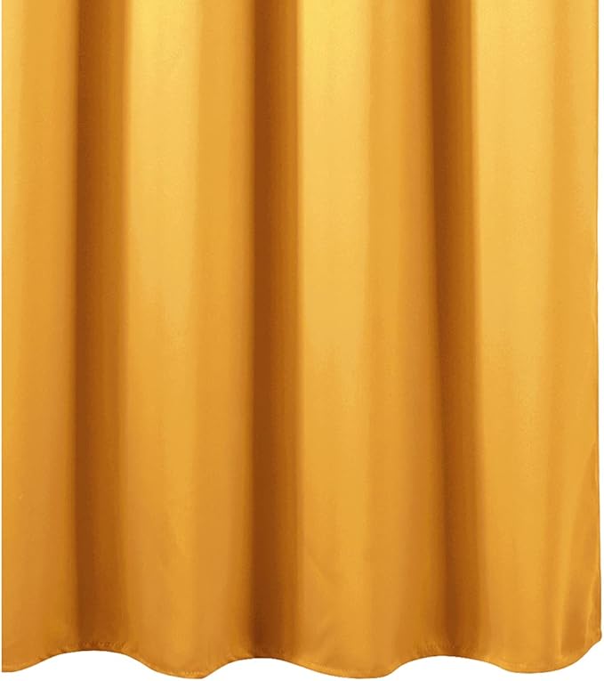 LEMOMO Yellow Thermal Blackout Curtains/38 x 84 Inch/Set of 2 Panels Room - Image 9
