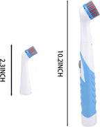 Electric Cleaning Brush with 4 in 1 Multiple Brush Heads, Indoor Household Cordless Motorized Brush for Bathroom Toilet Kitchen Tile Crevice