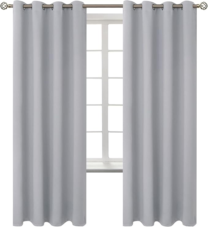 BGment Room Darkening Curtains 72 Inches Long by BGment